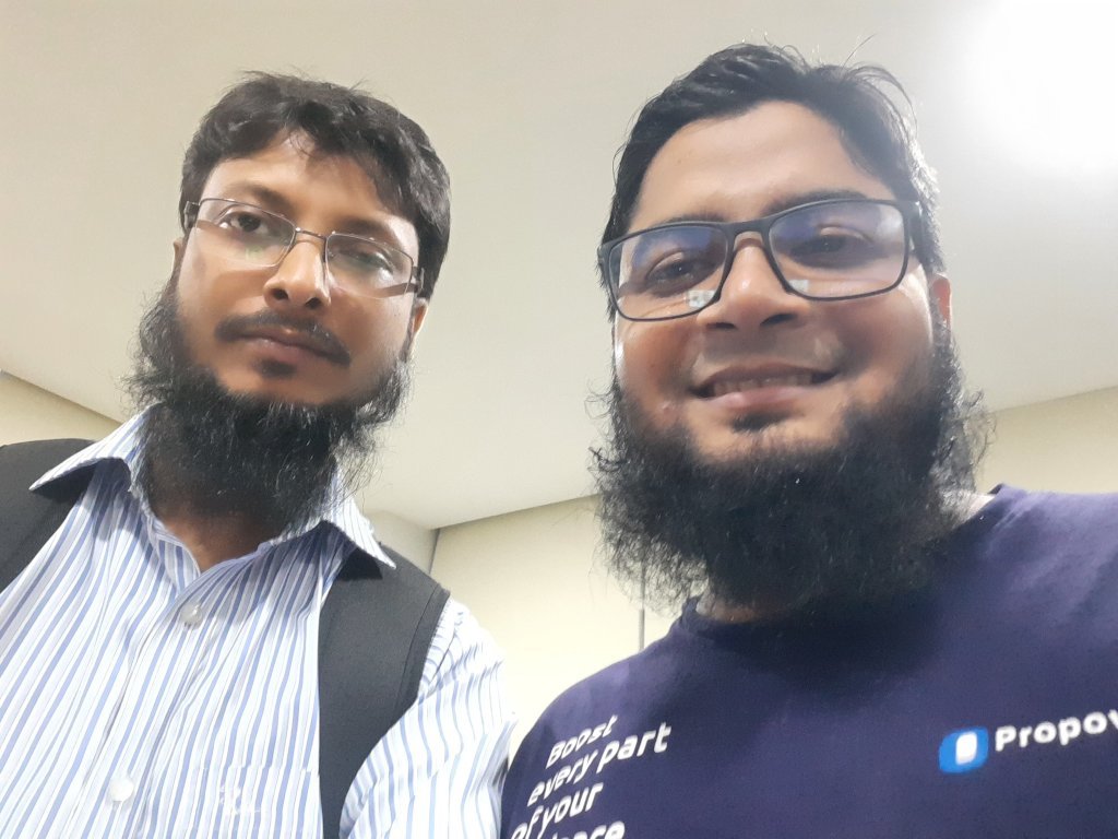 নাজমুল হোসেন ভাই এর সাথে আমি
